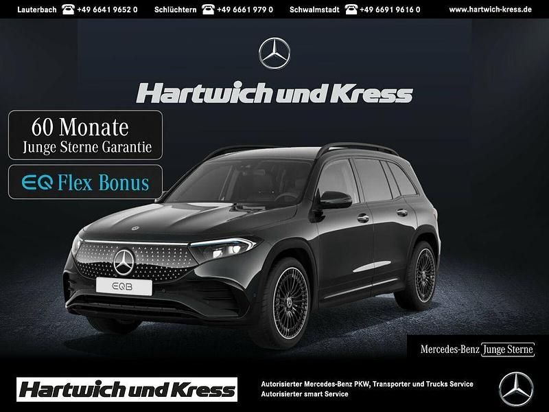 Kosmosschwarz lack Gebraucht 2024 Mercedes EQB350 AMG Line Premium SUV | 51.000 € (Teuer) - Bild 1/4