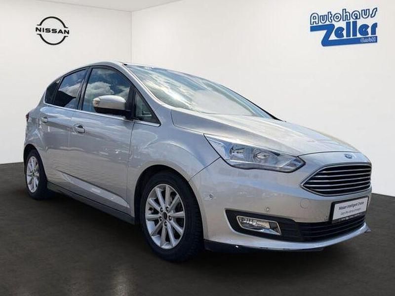 Gebraucht Ford C-MAX Titanium 125 PS (91 kW) 2016 Polarsilber metallic Van / Kleinbus