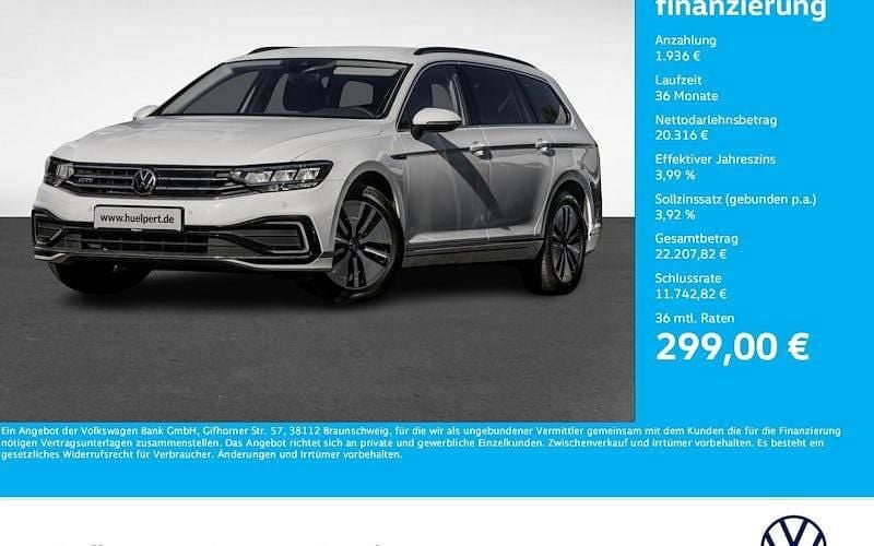 Weiß Gebraucht 2021 VW Passat GTE Kombi | 22.252 € (Guter Preis) - Bild 1/4
