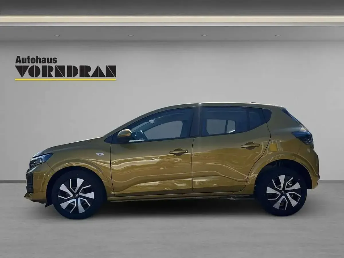 Neu Dacia Sandero Expression 101 PS (74 kW) 2025 Iron blau metallic Limousine