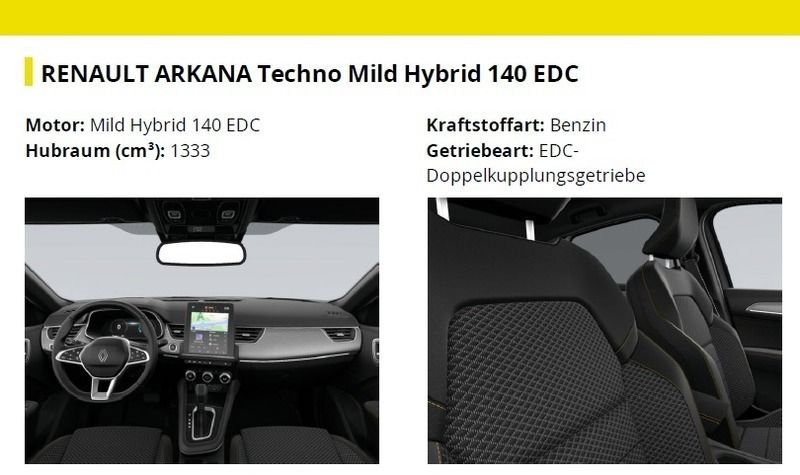 Brugt Renault Arkana Techno 140 HK (102 kW) 2022 Othercolor SUV