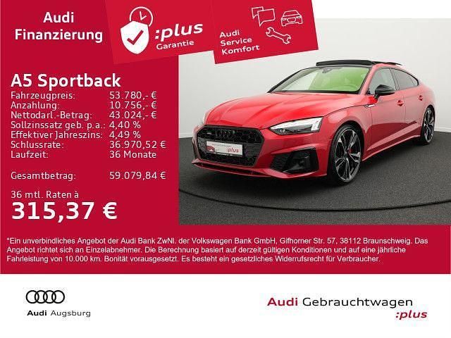 Rot Gebraucht 2024 Audi A5 Sportback Business Limousine | 53.780 € - Bild 1/4
