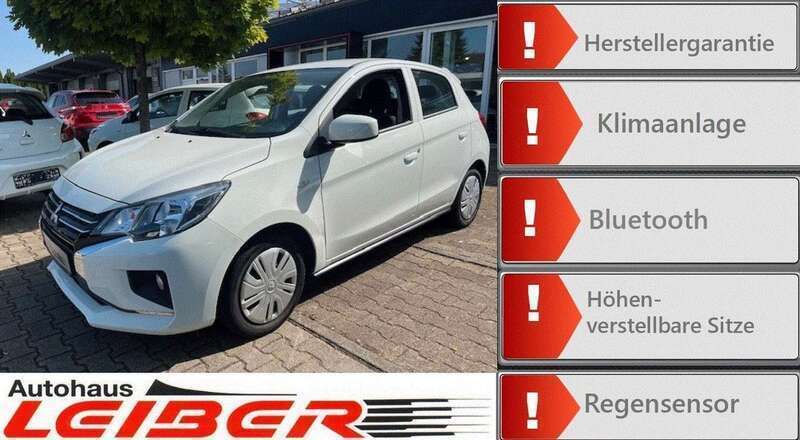 Weiß Gebraucht 2022 Mitsubishi Space Star Select Kleinwagen | 9.300 € (Guter Preis) - Bild 1/4