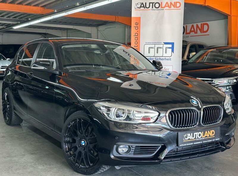 Schwarz Gebraucht 2017 BMW 120 Advantage Kleinwagen | 17.900 € (Fairer Preis) - Bild 1/4