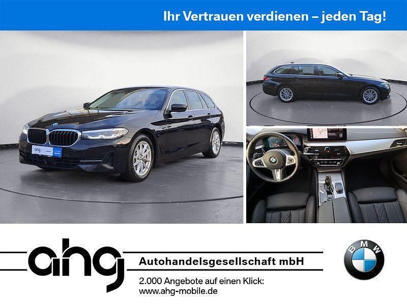 Schwarz Gebraucht 2021 BMW 530 Sport Line Kombi | 35.930 € (Fairer Preis) - Bild 1/4