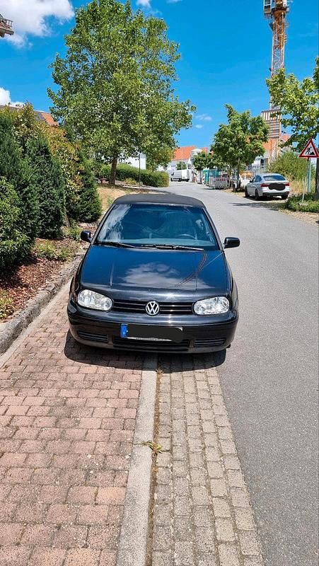 Schwarz Gebraucht 1999 VW Golf Cabriolet Cabrio | 800 € (Superpreis) - Bild 1/4
