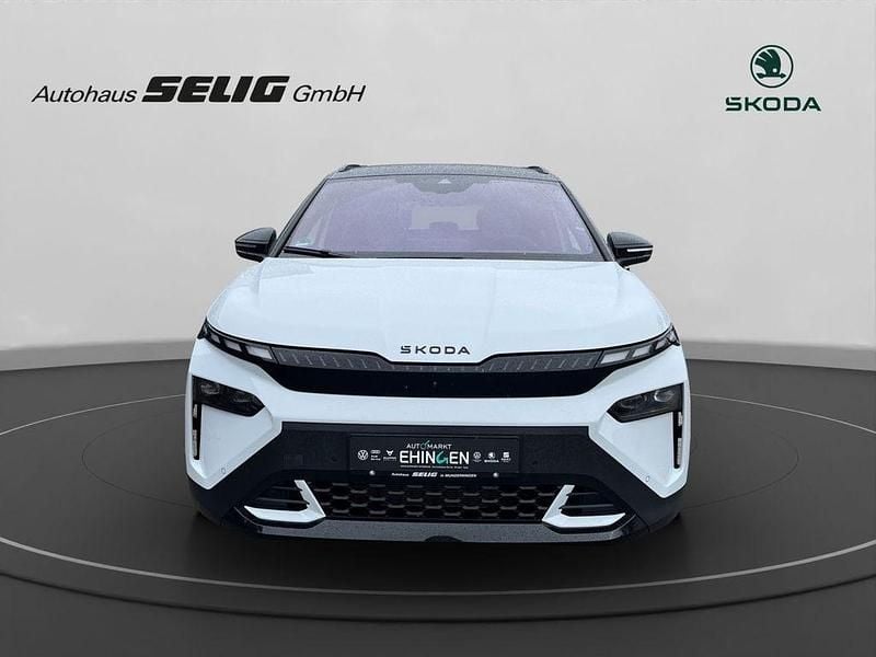 Gebraucht Skoda Elroq First Edition 210 kW (286 PS) 2025 Moonweiss metallic/schwarzma SUV