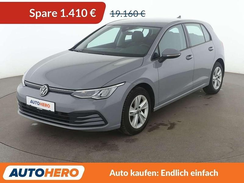 Mondsteingrau Gebraucht 2021 VW Golf Life Limousine | 17.750 € (Fairer Preis) - Bild 1/3