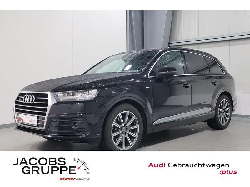 Schwarz Gebraucht 2018 Audi Q7 S-Line SUV | 39.620 € (Guter Preis) - Bild 1/4