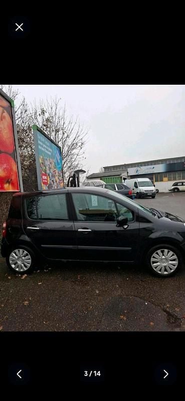 Gebraucht Renault Modus 75 PS (55 kW) 2007 Schwarz Van / Kleinbus