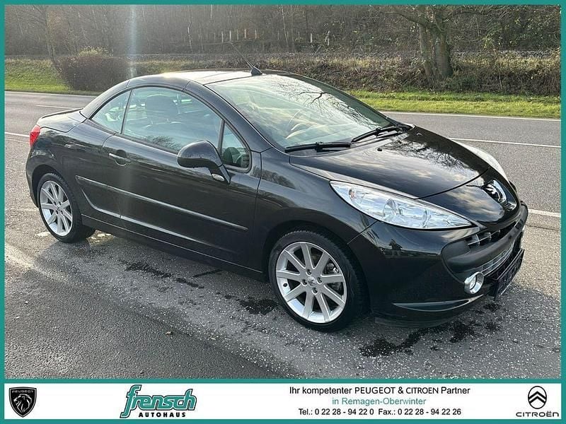 Schwarz Gebraucht 2009 Peugeot 207 CC Roland Garros Cabrio | 4.990 € (Fairer Preis) - Bild 1/4