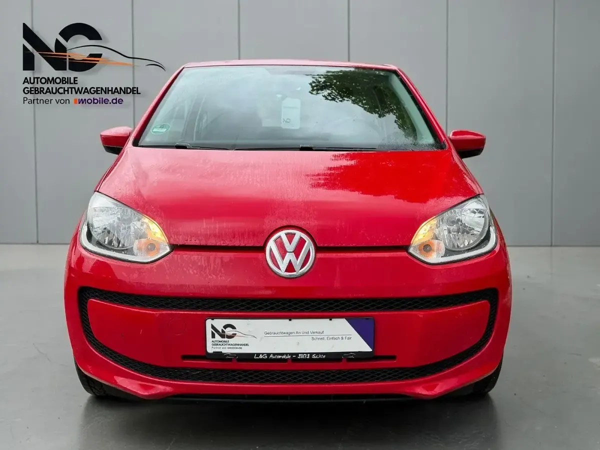 Gebraucht VW up! move up! 60 PS (44 kW) 2014 Rot Kleinwagen