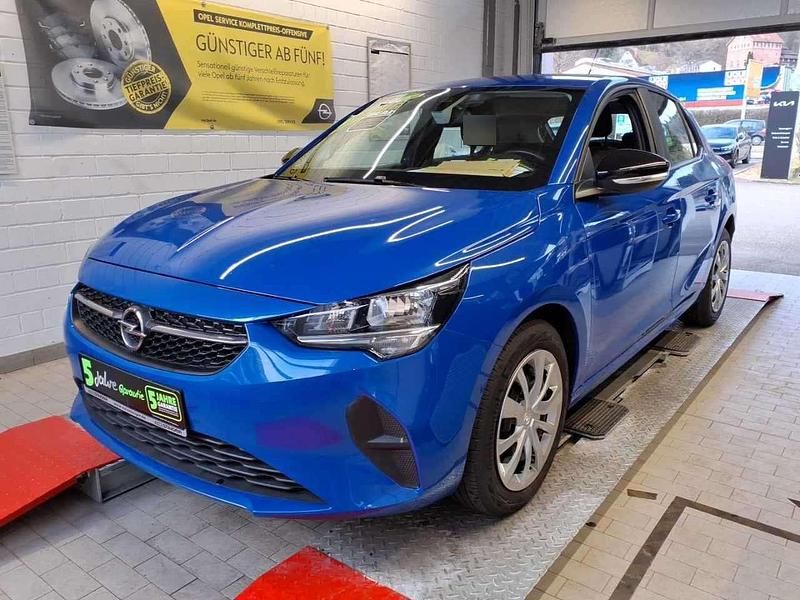 Gebraucht Opel Corsa Edition 101 PS (74 kW) 2021 Perl blau/voltaik blau Kleinwagen