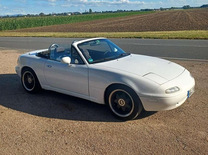 Gebraucht Mazda MX5 116 PS (85 kW) 1990 Weiß Cabrio