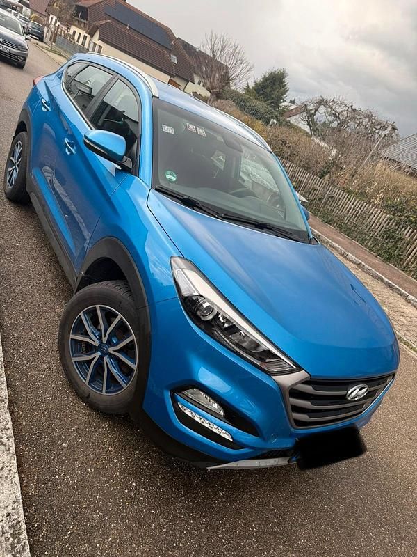 Gebraucht Hyundai Tucson 130 PS (95 kW) 2018 Blau SUV
