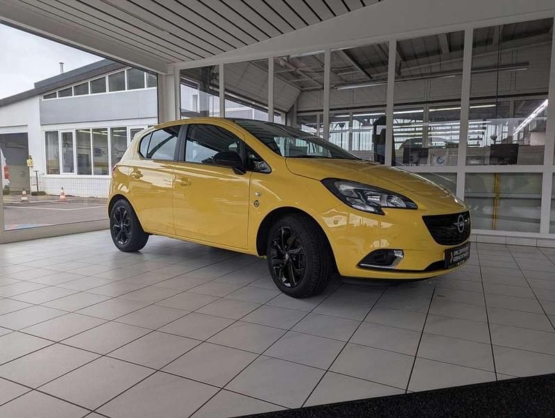 Sunny gelb Gebraucht 2015 Opel Corsa Color Edition Kleinwagen | 7.200 € (Etwas zu teuer) - Bild 1/4