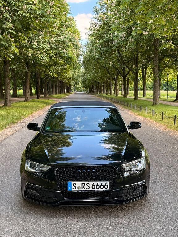 Schwarz Gebraucht 2013 Audi A5 Cabriolet S-Line Cabrio | 14.500 € (Fairer Preis) - Bild 1/4
