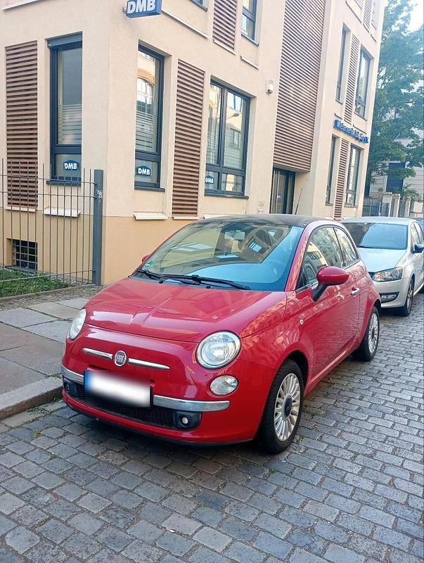 Gebraucht Fiat 500 Lounge 69 PS (50 kW) 2011 Rot Kleinwagen