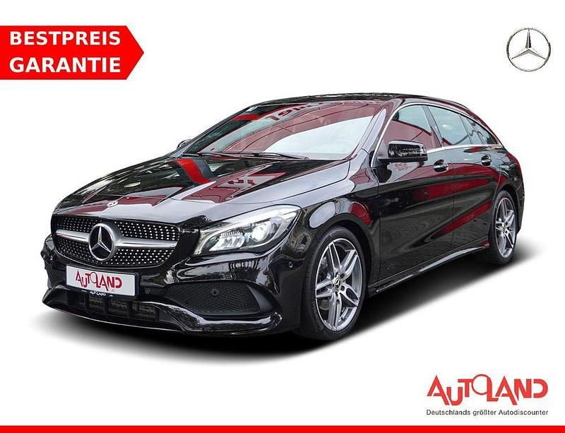 Schwarz Gebraucht 2018 Mercedes CLA200 Shooting Brake AMG line Kombi | 21.990 € (Fairer Preis) - Bild 1/4