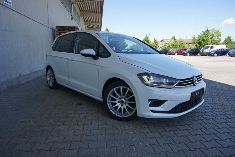 Oryxweiß perlmutteffekt Gebraucht 2014 VW Golf Sportsvan Van / Kleinbus | 14.750 € (Fairer Preis) - Bild 1/4