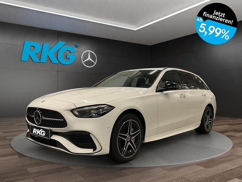 Weiß Gebraucht 2022 Mercedes C300e AMG Limousine | 35.760 € (Fairer Preis) - Bild 1/4