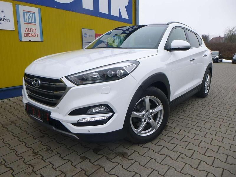 Gebraucht Hyundai Tucson 177 PS (130 kW) 2017 Polar white / sol SUV