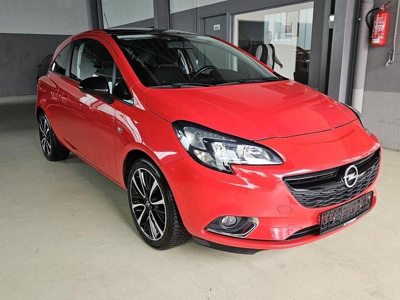 Rot Gebraucht 2015 Opel Corsa Color Edition Kleinwagen | 7.800 € (Fairer Preis) - Bild 1/4