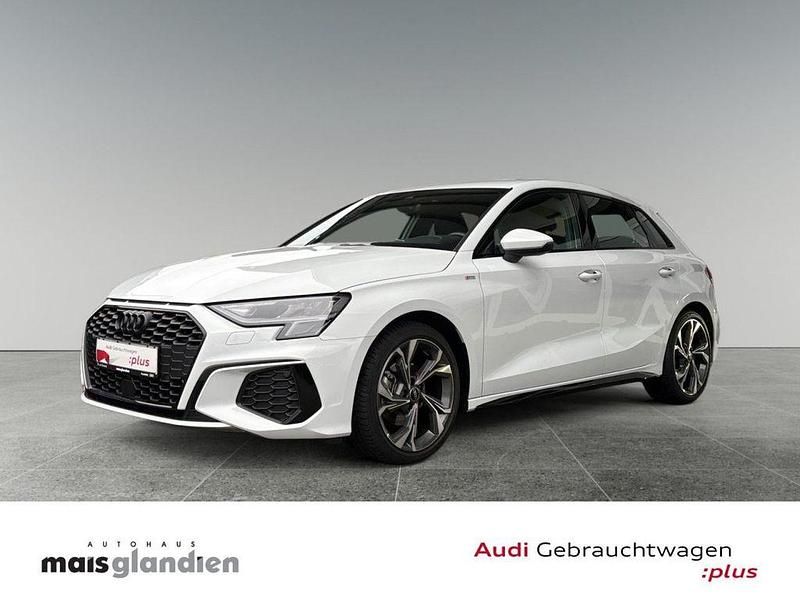 Gletscherweiss Gebraucht 2022 Audi A3 S-Line Limousine | 25.780 € (Fairer Preis) - Bild 1/4
