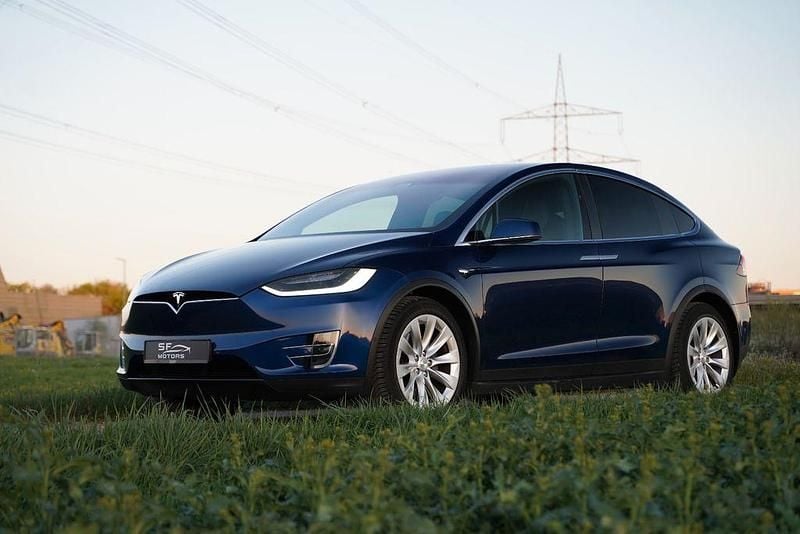 Usado Tesla Model X 386 kW (525 CV) 2018 Azul SUV