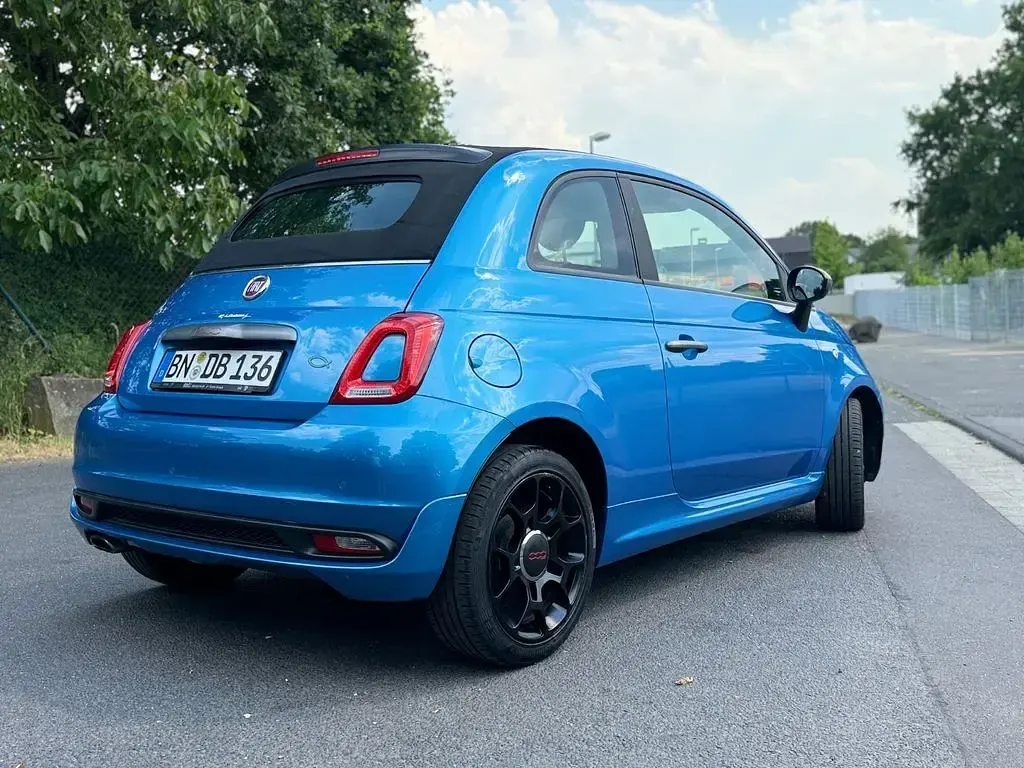 Gebraucht Fiat 500C 86 PS (63 kW) 2017 Blau Cabrio