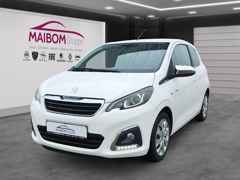 Weiß Gebraucht 2017 Peugeot 108 Style Kleinwagen | 8.990 € (Teuer) - Bild 1/4
