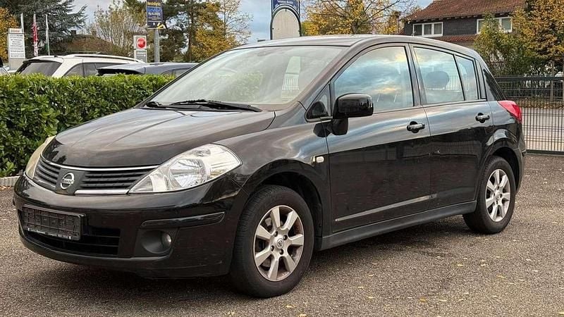 Schwarz Gebraucht 2010 Nissan Tiida Acenta Kleinwagen | 1.600 € (Fairer Preis) - Bild 1/4