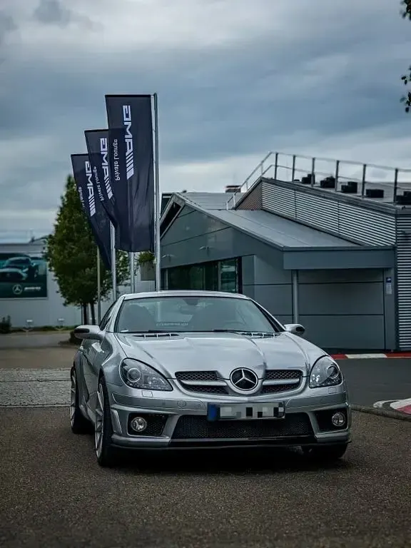 Gebraucht Mercedes SLK350 272 PS (200 kW) 2006 Silber Cabrio