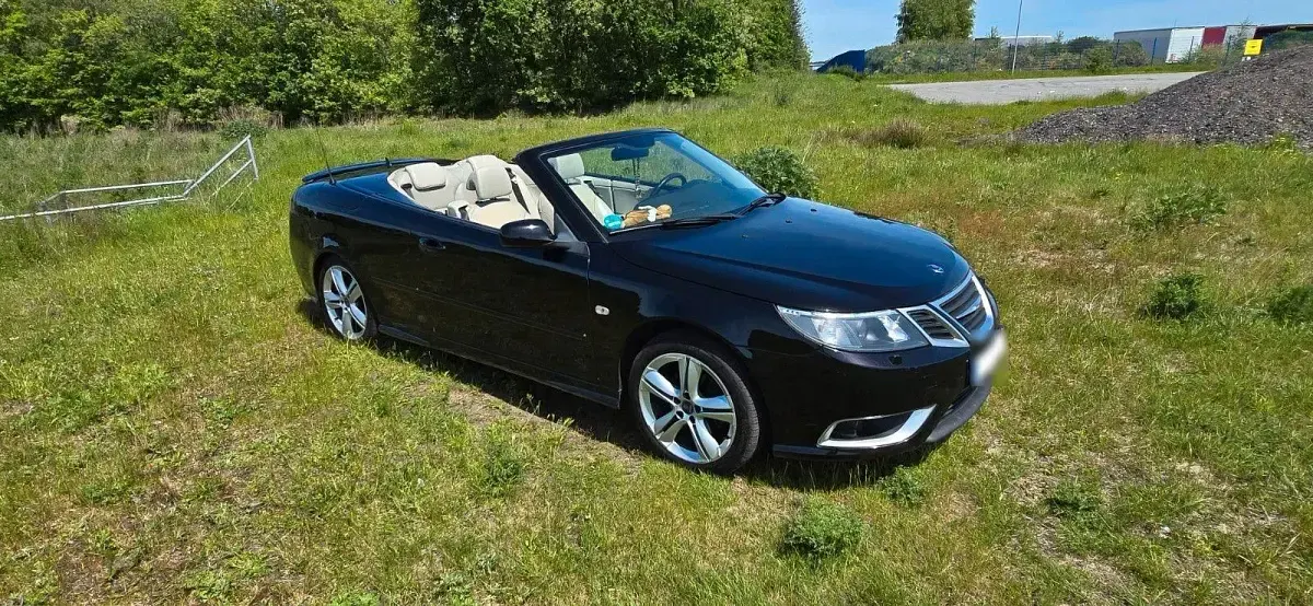 Gebraucht Saab 9-3 Cabriolet Vector 150 PS (110 kW) 2009 Schwarz Cabrio