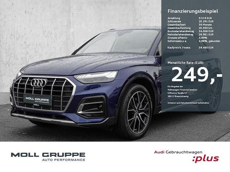 Navarrablau metallic Gebraucht 2022 Audi Q5 Advanced Plus SUV | 39.480 € (Guter Preis) - Bild 1/4