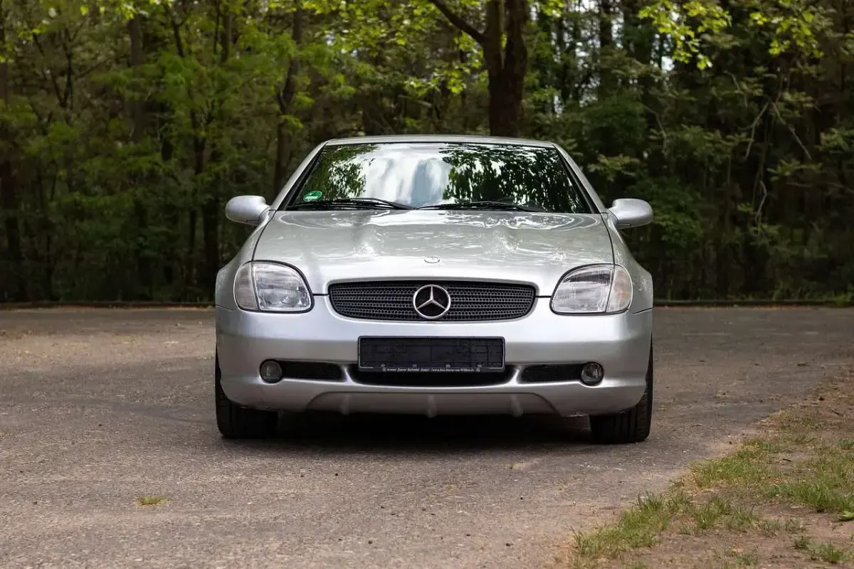 Gebraucht Mercedes SLK230 AMG 193 PS (141 kW) 1998 Silber Cabrio