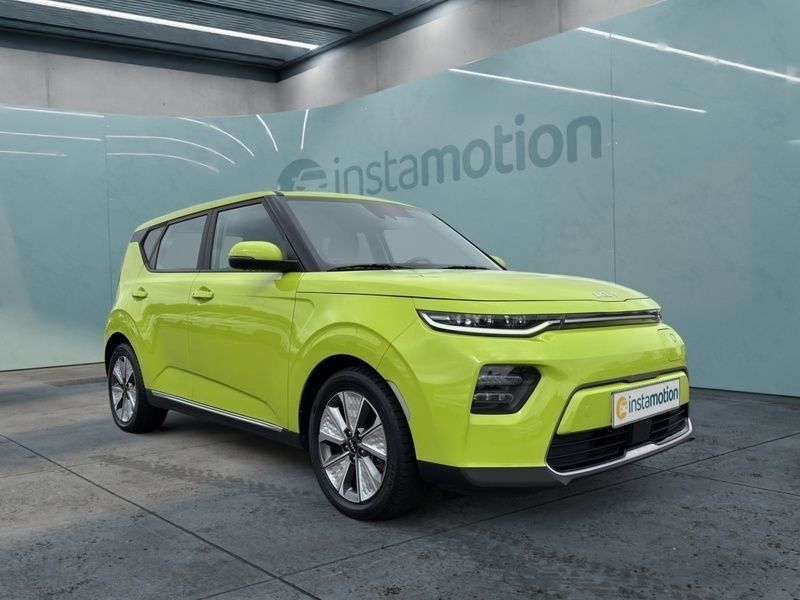 Grün Gebraucht 2021 Kia Soul EV 2 SUV | 15.490 € (Fairer Preis) - Bild 1/3
