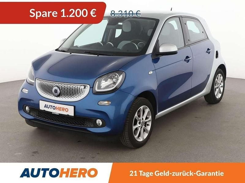 Blau Gebraucht 2015 Smart ForFour Passion Kleinwagen | 7.110 € (Guter Preis) - Bild 1/3