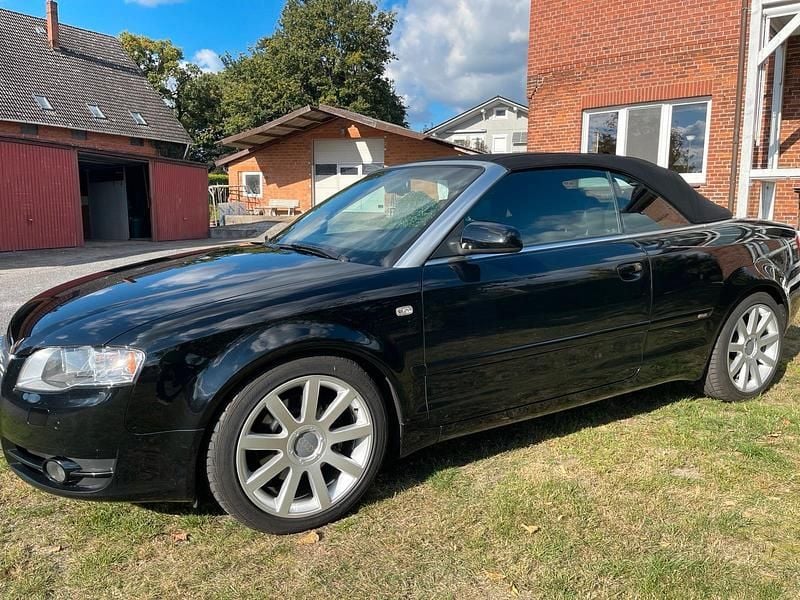 Schwarz Gebraucht 2007 Audi A4 Cabriolet S-Line Cabrio | 6.300 € (Fairer Preis) - Bild 1/4