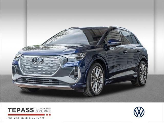 Blau Gebraucht 2022 Audi Q4 e-tron S-Line SUV | 37.390 € (Superpreis) - Bild 1/4
