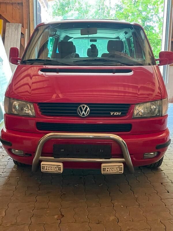 Rot Gebraucht 2000 VW T4 Van | 17.000 € (Teuer) - Bild 1/4