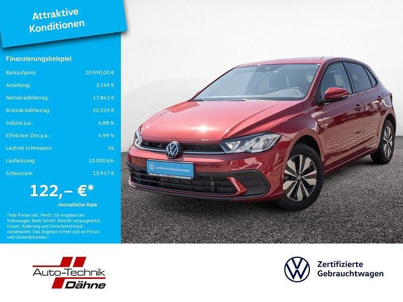 Gebraucht VW Polo Move 95 PS (69 kW) 2024 Kings red Kleinwagen