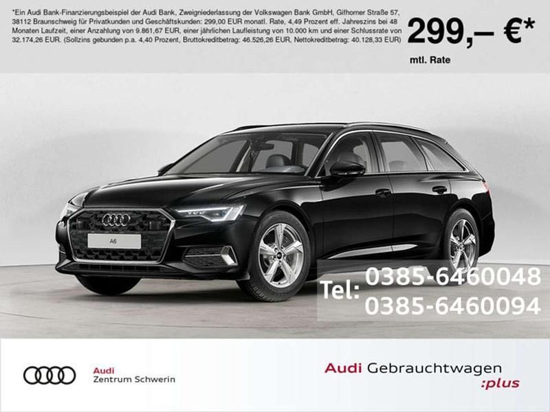 Mythosschwarz Gebraucht 2024 Audi A6 Advanced Kombi | 49.990 € - Bild 1/4