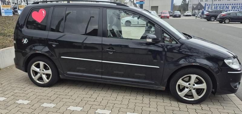 Gebraucht VW Touran Highline 170 PS (125 kW) 2008 Schwarz Van / Kleinbus