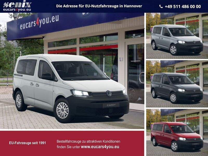Grau Neu 2025 VW Caddy Van / Kleinbus | 23.999 € (Superpreis) - Bild 1/3