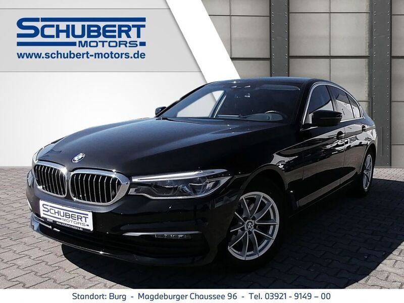 Schwarz Gebraucht 2018 BMW 520 Limousine | 26.890 € (Fairer Preis) - Bild 1/4