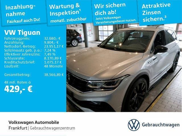Reflexsilber metallic Gebraucht 2022 VW Tiguan R-line SUV | 32.680 € (Guter Preis) - Bild 1/3