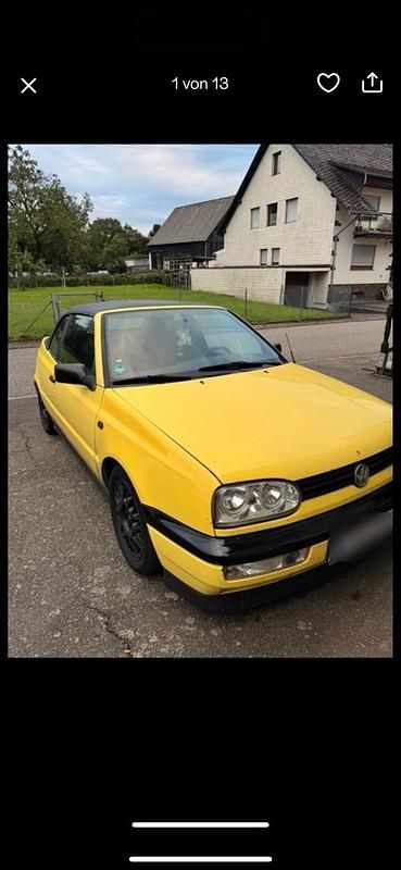Gebraucht 1997 VW Golf Cabriolet Cabrio | 1.395 € (Superpreis) - Bild 1/4