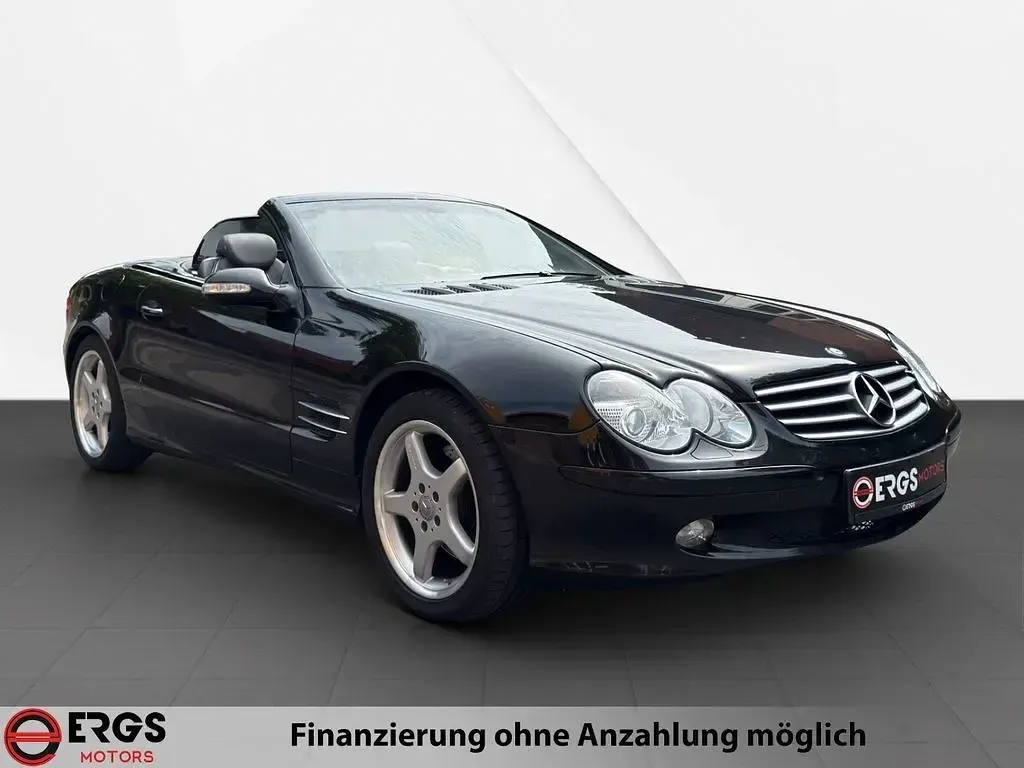 Gebraucht Mercedes SL500 Sport 306 PS (225 kW) 2002 Schwarz Cabrio
