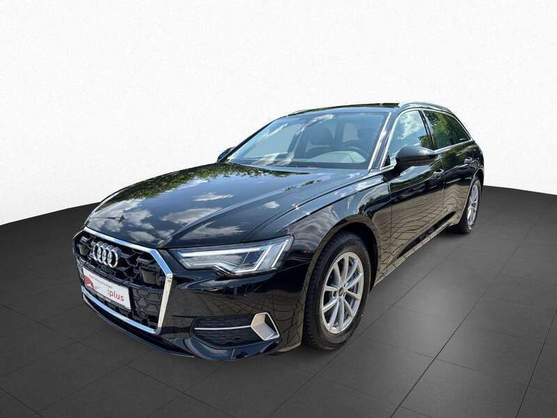 Mythosschwarz metallic Gebraucht 2024 Audi A6 Advanced Plus Kombi | 49.980 € - Bild 1/3